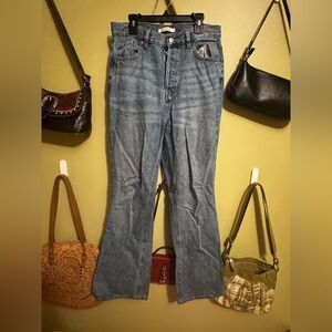 medium wash high-waisted pacsun jeans